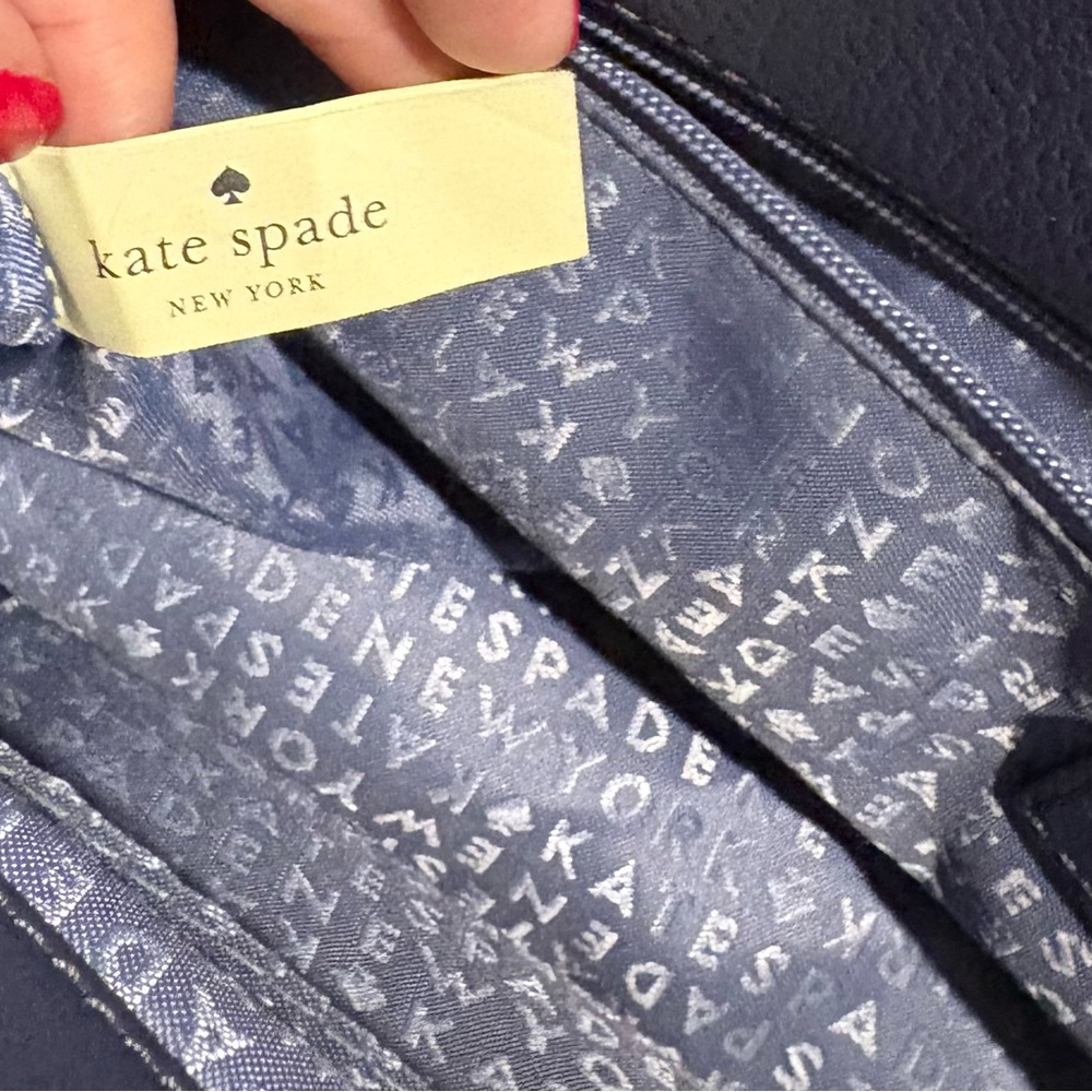 Kate Spade Navy Blue Handbag - image 7